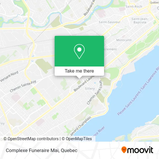 Complexe Funeraire Mai map