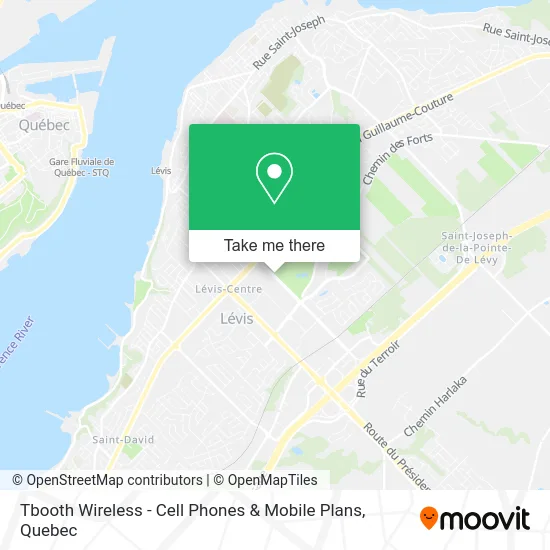 Tbooth Wireless - Cell Phones & Mobile Plans map