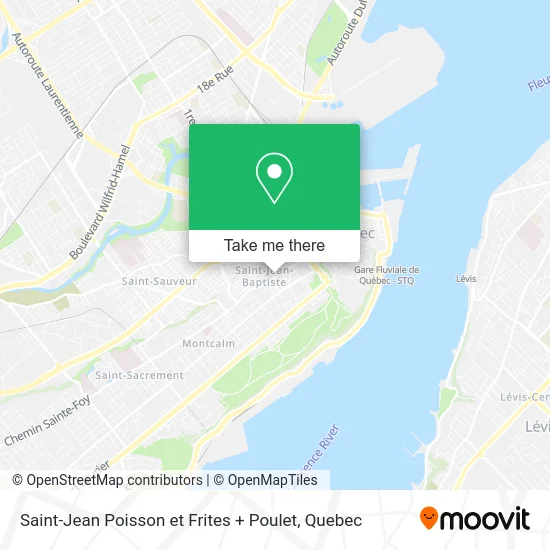 Saint-Jean Poisson et Frites + Poulet map