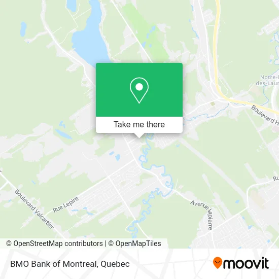 BMO Bank of Montreal map