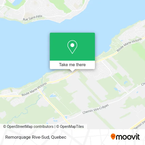 Remorquage Rive-Sud map