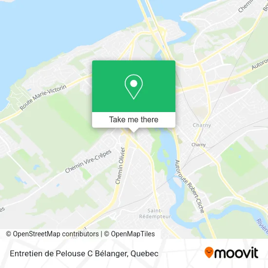 Entretien de Pelouse C Bélanger map