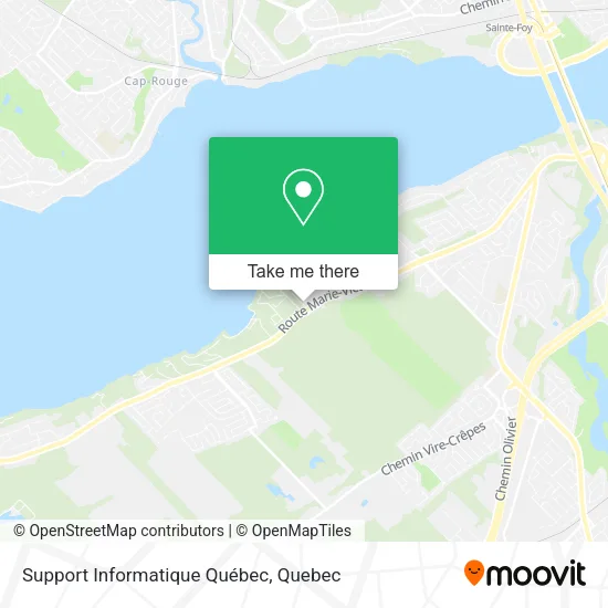 Support Informatique Québec map