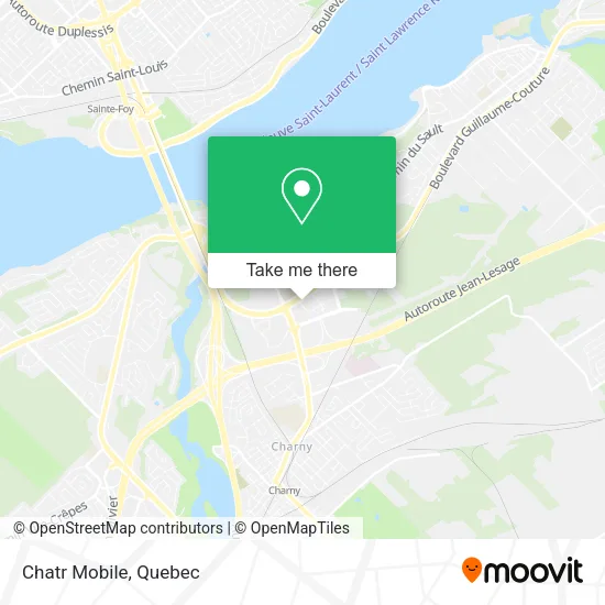 Chatr Mobile map