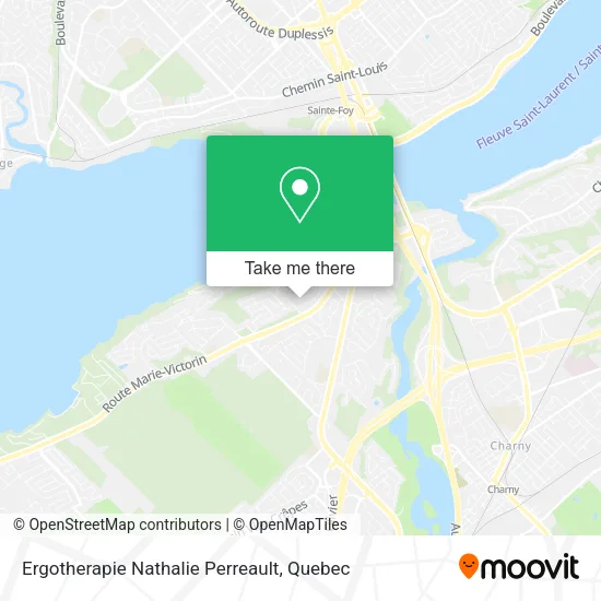 Ergotherapie Nathalie Perreault map