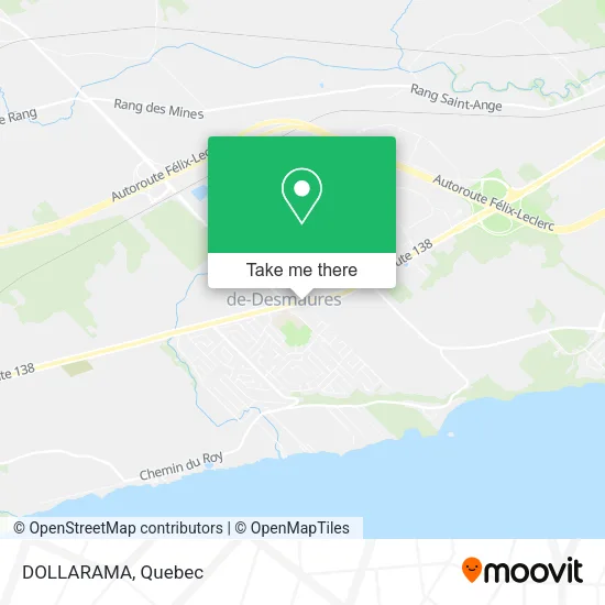 DOLLARAMA map