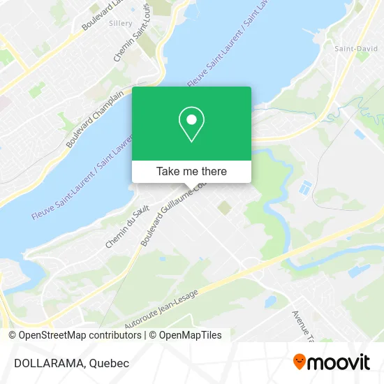 DOLLARAMA map