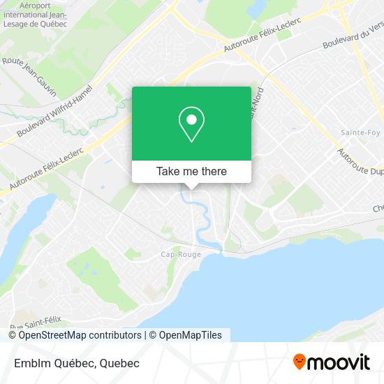 Emblm Québec map