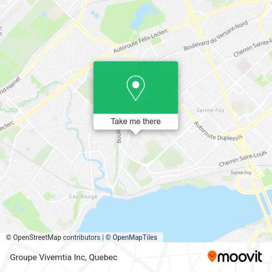 Groupe Vivemtia Inc map