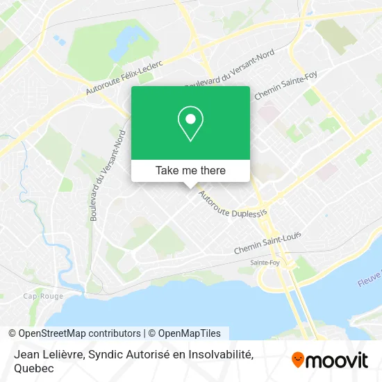Jean Lelièvre, Syndic Autorisé en Insolvabilité map