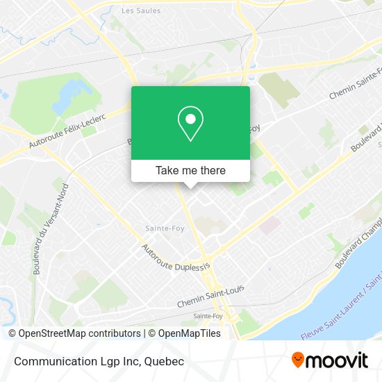 Communication Lgp Inc map