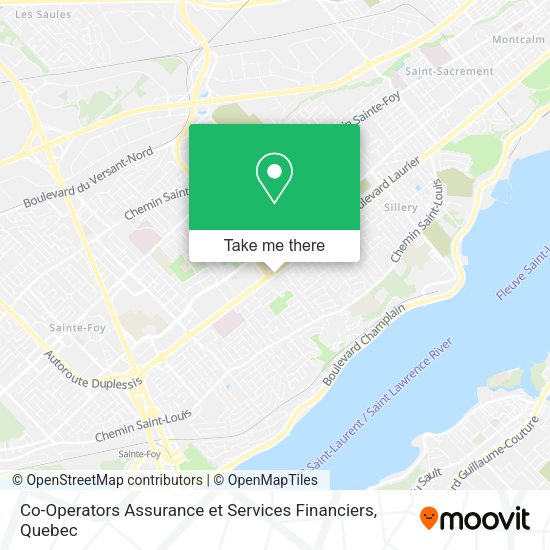 Co-Operators Assurance et Services Financiers map
