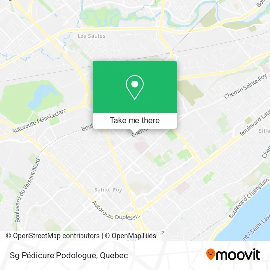 Sg Pédicure Podologue map