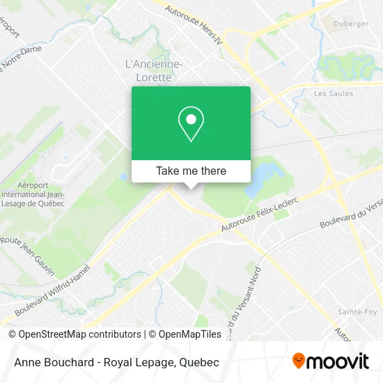 Anne Bouchard - Royal Lepage map