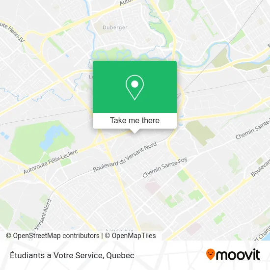 Étudiants a Votre Service map