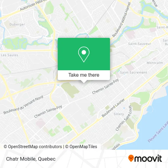 Chatr Mobile map