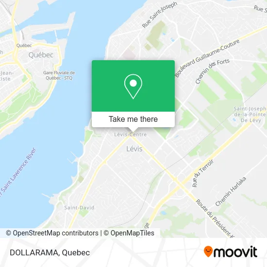 DOLLARAMA map