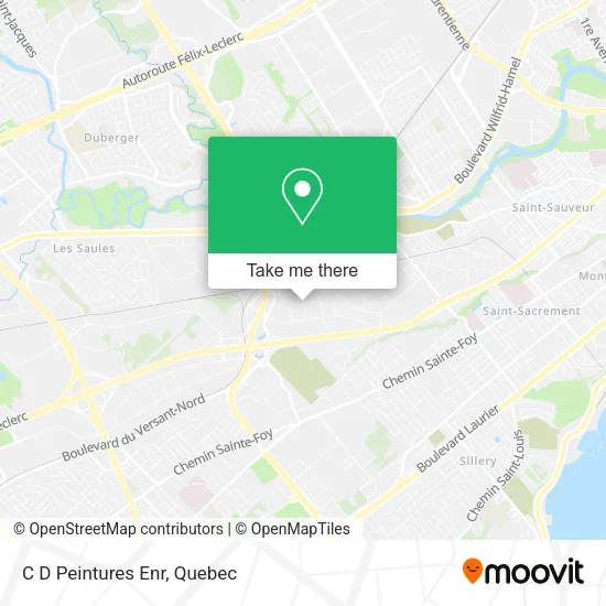 C D Peintures Enr map