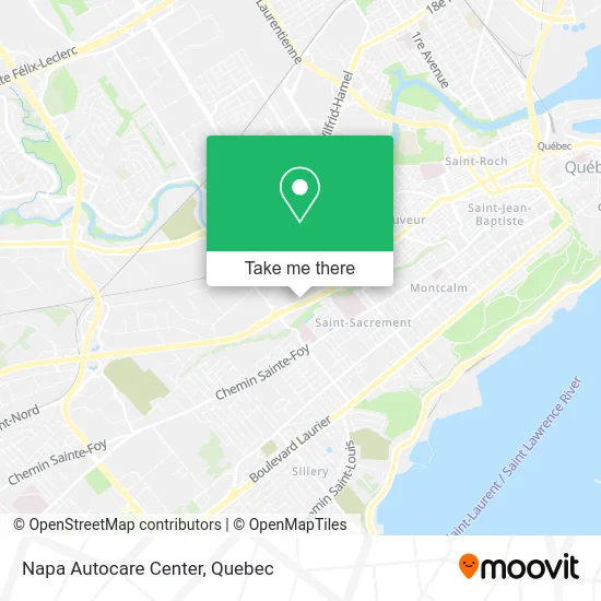 Napa Autocare Center map