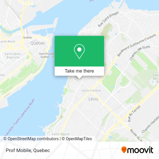 Prof Mobile map
