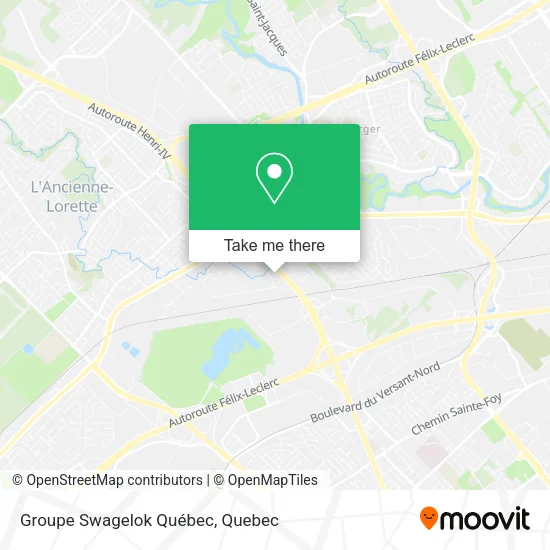 Groupe Swagelok Québec map