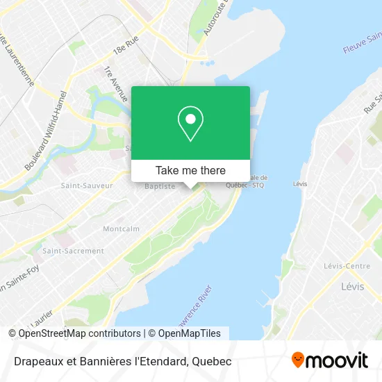 Drapeaux et Bannières l'Etendard map