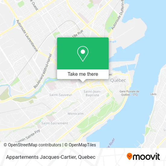 Appartements Jacques-Cartier map