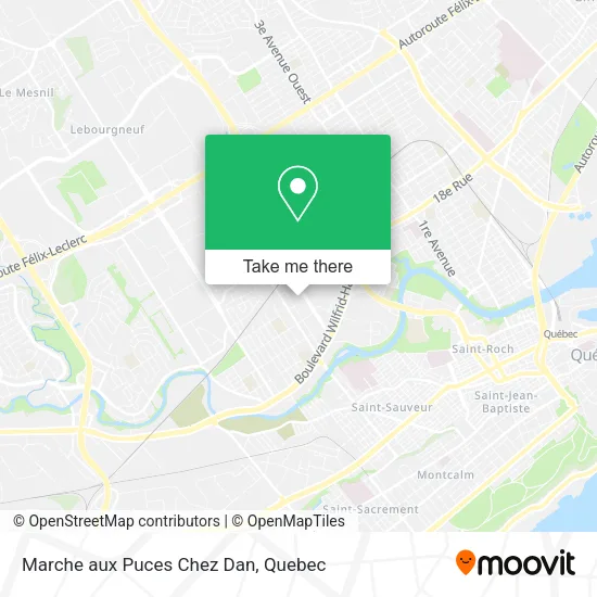 Marche aux Puces Chez Dan map