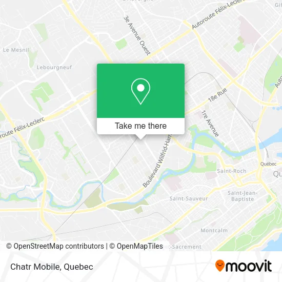 Chatr Mobile map