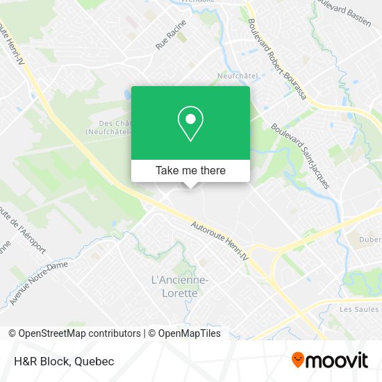 H&R Block map