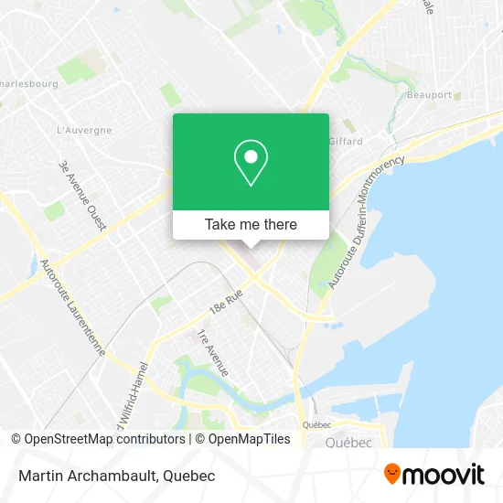 Martin Archambault map