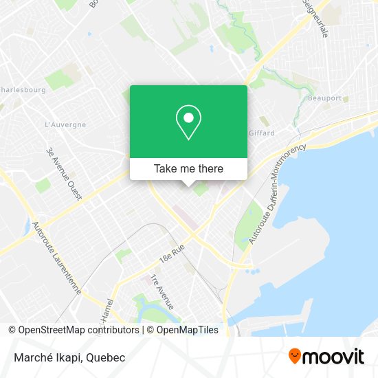 Marché Ikapi map