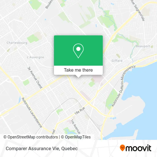 Comparer Assurance Vie map