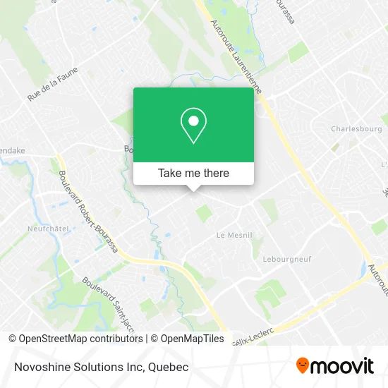 Novoshine Solutions Inc map