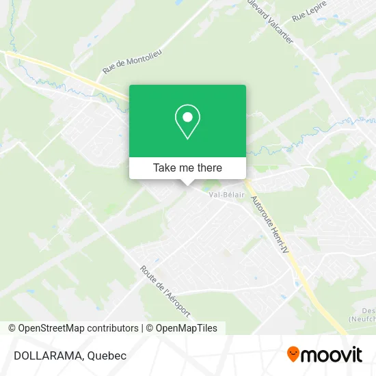 DOLLARAMA map
