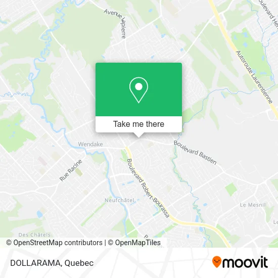 DOLLARAMA map
