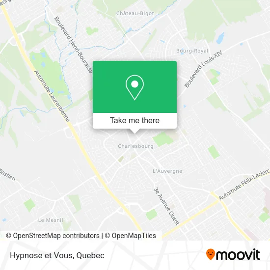 Hypnose et Vous map