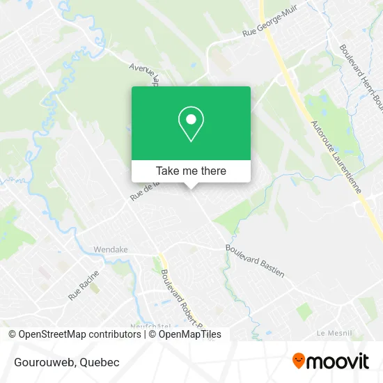 Gourouweb map