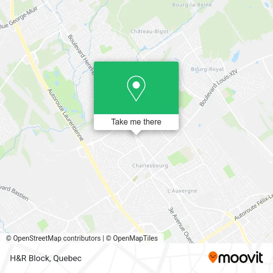 H&R Block map