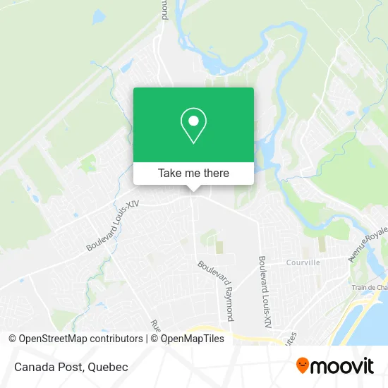 Canada Post map