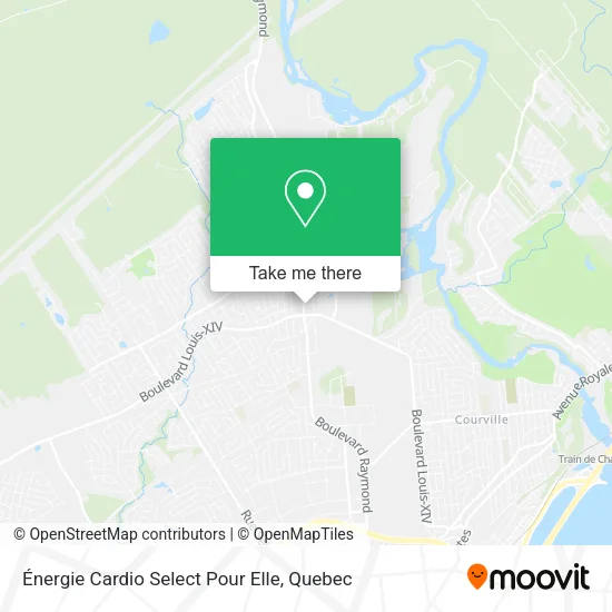 Énergie Cardio Select Pour Elle map