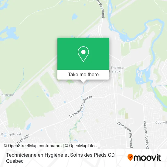 Technicienne en Hygiène et Soins des Pieds CD map