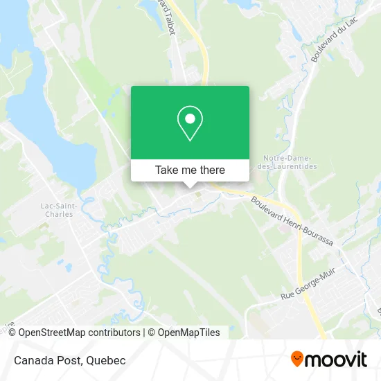 Canada Post map