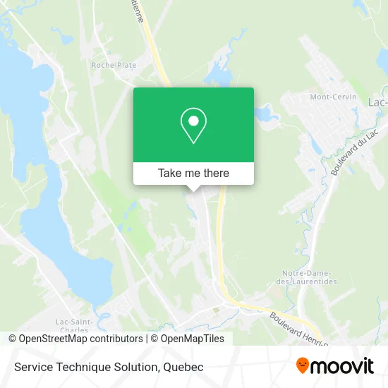Service Technique Solution map
