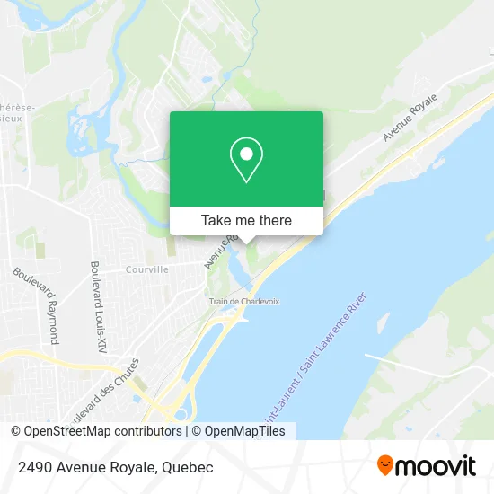 2490 Avenue Royale map