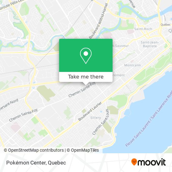Pokémon Center map