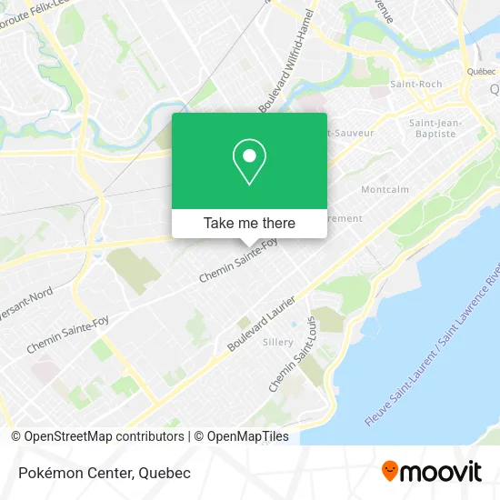 Pokémon Center map