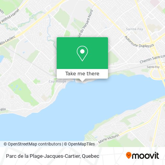 Parc de la Plage-Jacques-Cartier map
