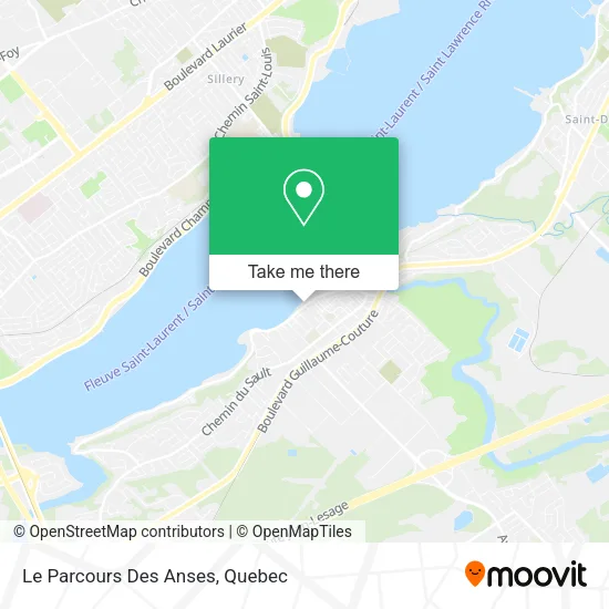 Le Parcours Des Anses map