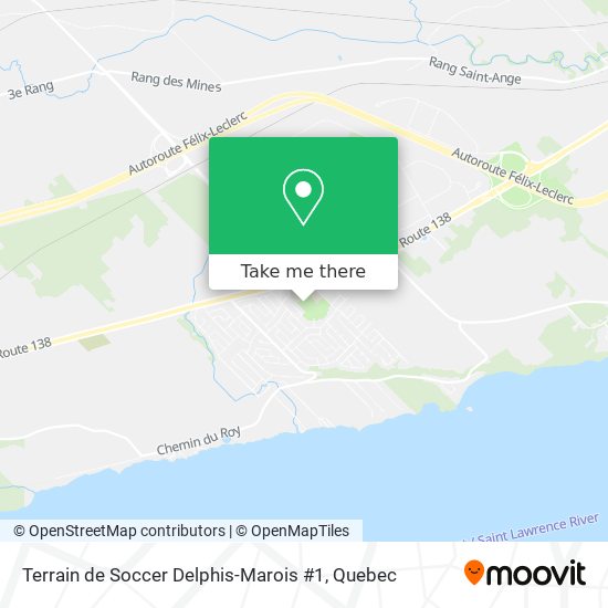 Terrain de Soccer Delphis-Marois #1 map